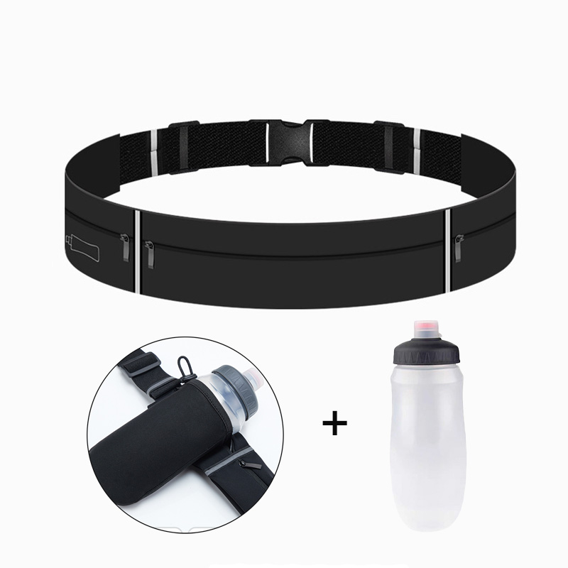 Weight Lifting Belt - Running Belt Waist Bag with Water