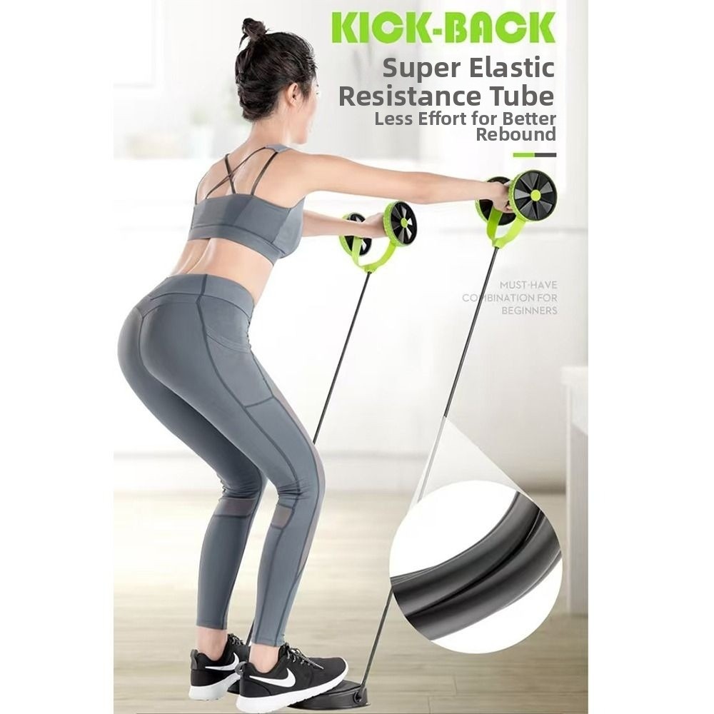 Ab Wheel Roller - Double Roller Abdominal Muscle Trainer Resistance