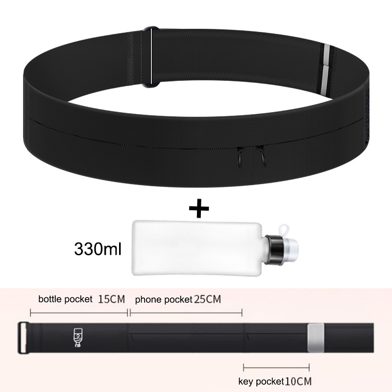 Running Belt Waist Bag with Wa - Weight Lifting Belt ulasan dan harga