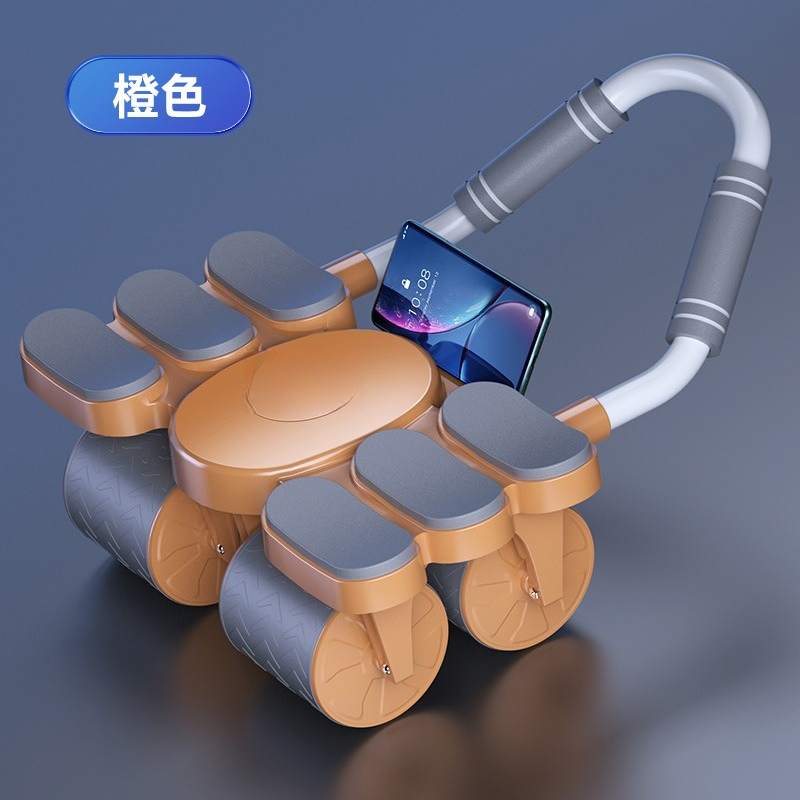 Four Wheel Six Elbow Abdominal - Ab Wheel Roller ulasan dan harga