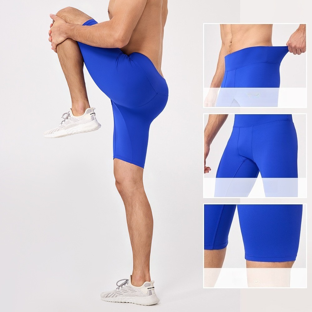Men 5 Inch Compression Yoga Sh - Yoga Fitness For Men ulasan dan harga