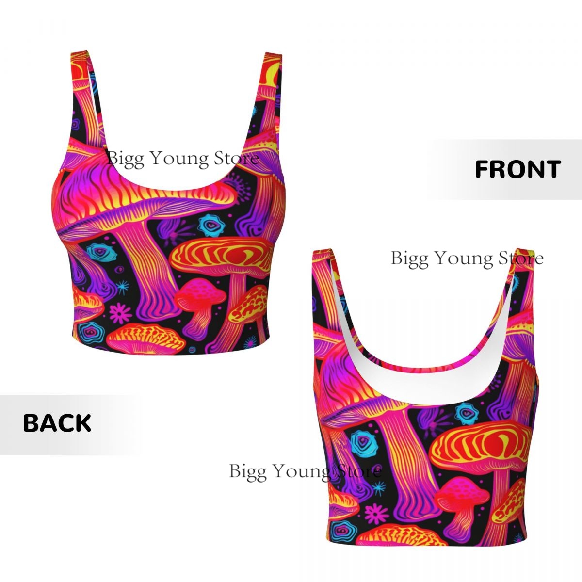 Group Mushrooms Basic Tops Wom - Yoga Fitness Group ulasan dan harga