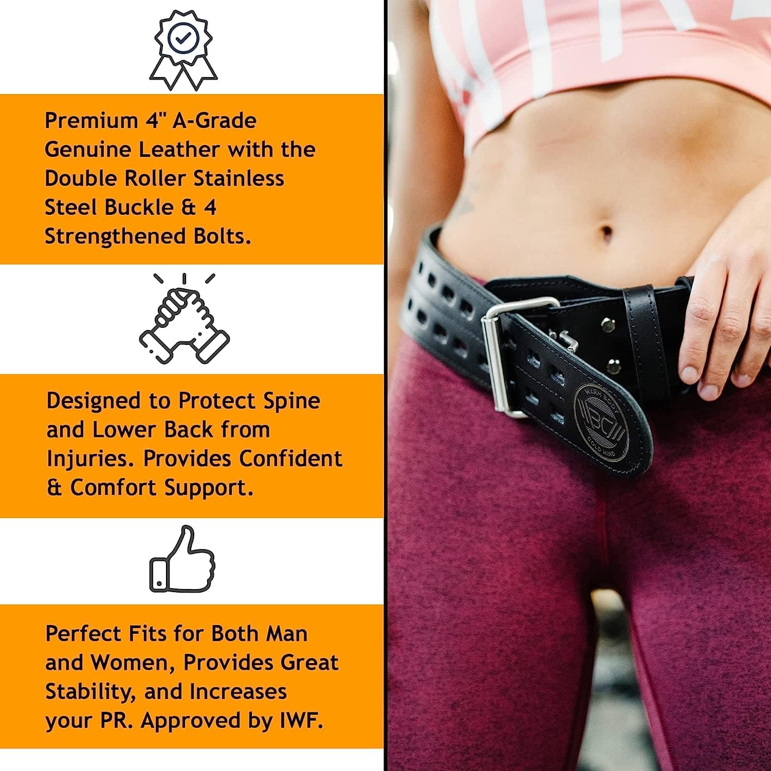 Leather Weight Lifting Belt fo - Weight Lifting Belt ulasan dan harga