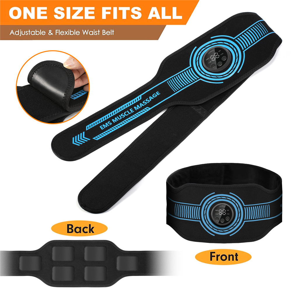 USB Rechargeable Abdominal Mus - Weight Lifting Belt ulasan dan harga