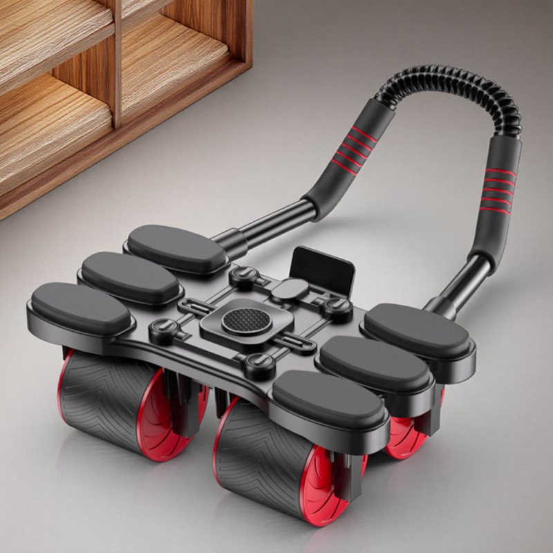 Four Wheel Abdominal Strengthe - Ab Wheel Roller ulasan dan harga