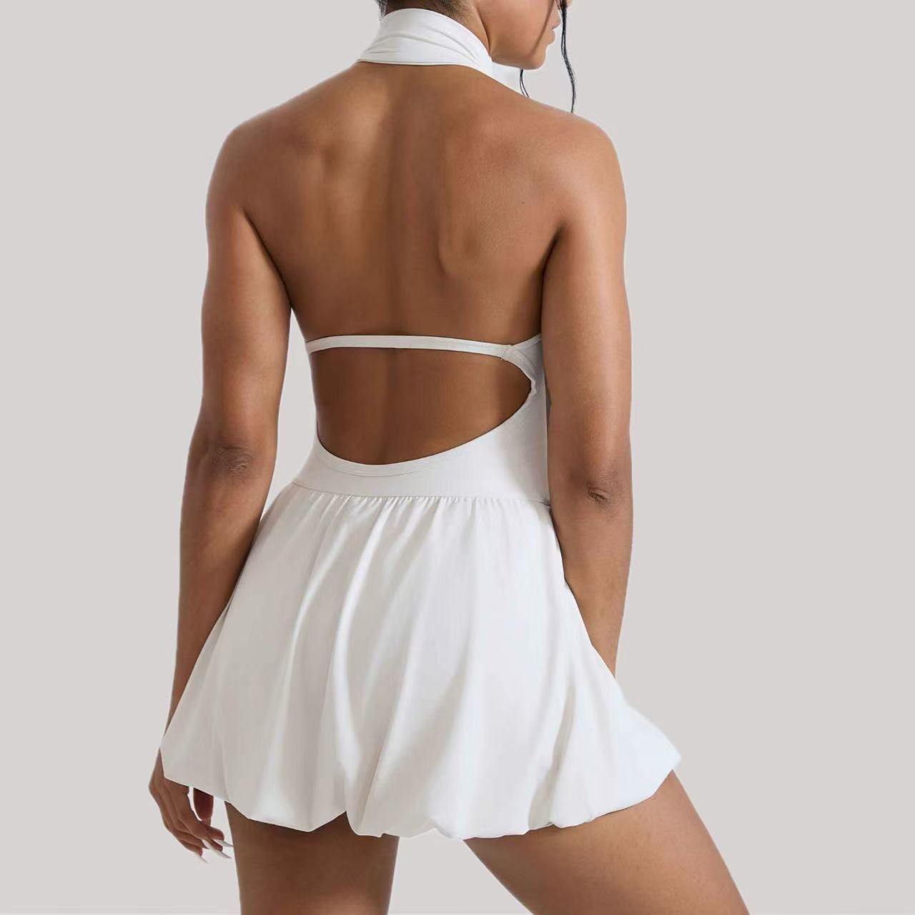 Ningyu High Neck Golf Tennis D - Yoga Fitness Group ulasan dan harga