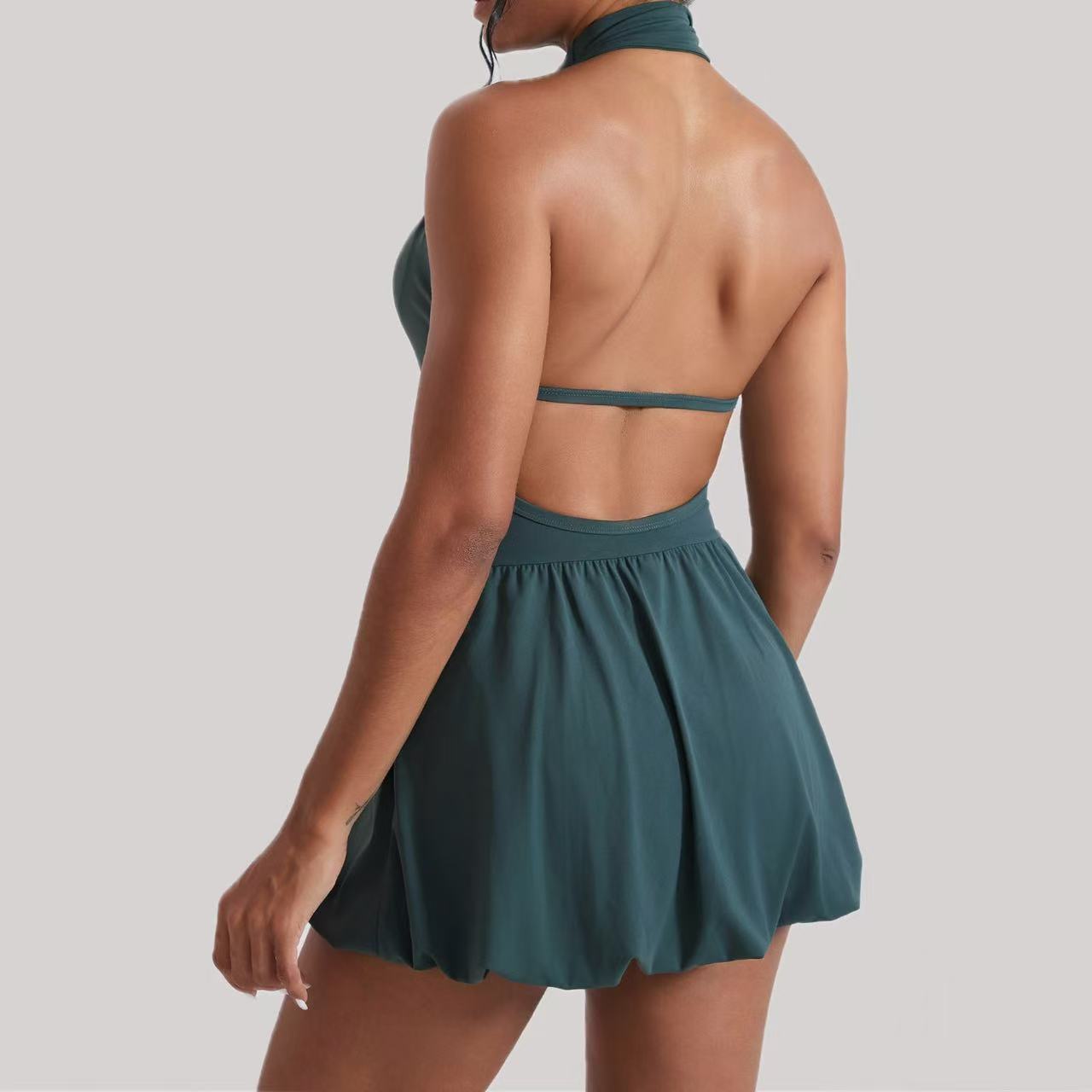 Ningyu High Neck Golf Tennis D - Yoga Fitness Group ulasan dan harga