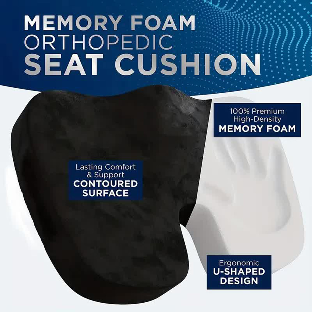 Travel Seat Cushion Memory Foa - Hip Thrust Pad ulasan dan harga