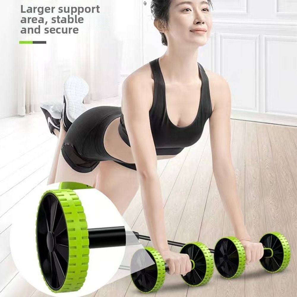 Double Roller Abdominal Muscle - Ab Wheel Roller ulasan dan harga