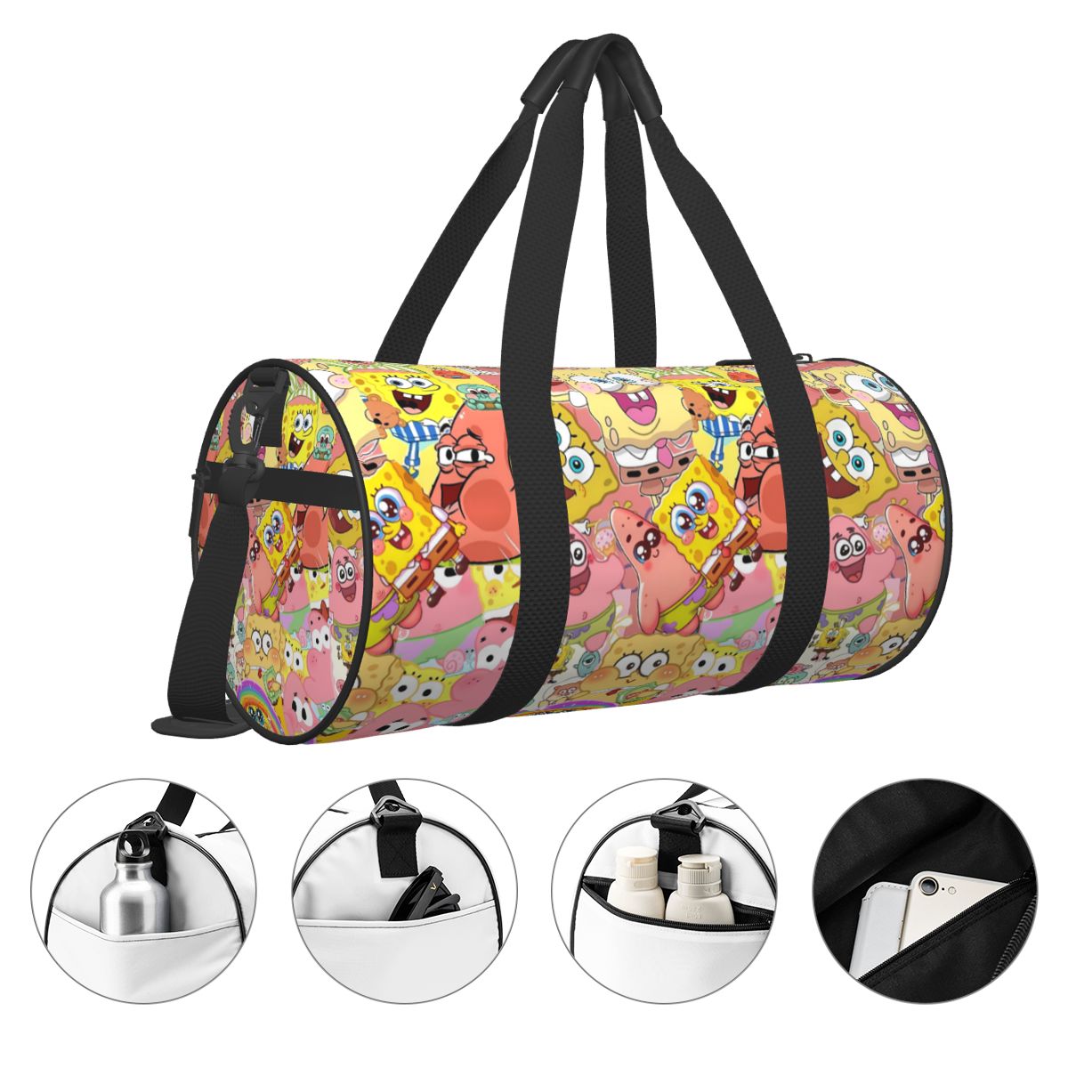 Travel Bag S-SpongeBobed Pink  - Yoga Fitness Group ulasan dan harga